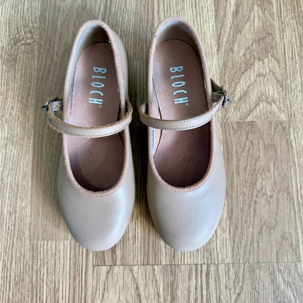 Bloch kids tan tap shoes